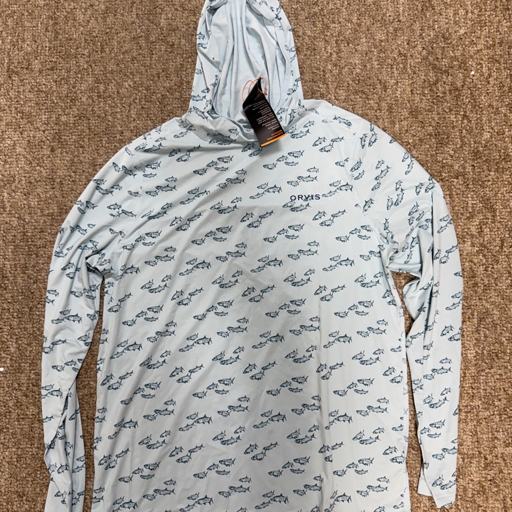 Orvis fly fishing Sun hoody men’s medium